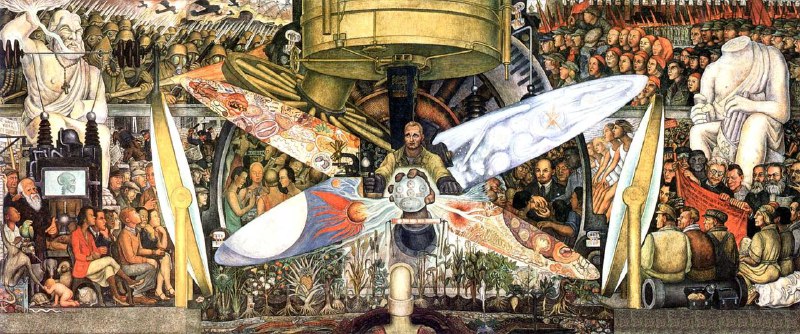 Man, Controller of the Universe,By Diego Rivera